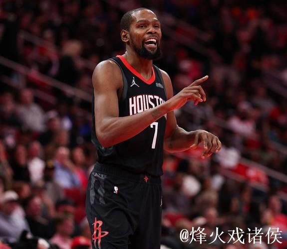 杜兰特借挡拆三分命中，最后时刻火箭掘金连续对飚4记三分